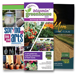 Greenhouse, Art, and Harvest Moon Tour Brochures