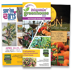 Greenhouse, Art, and Harvest Moon Tour Brochures